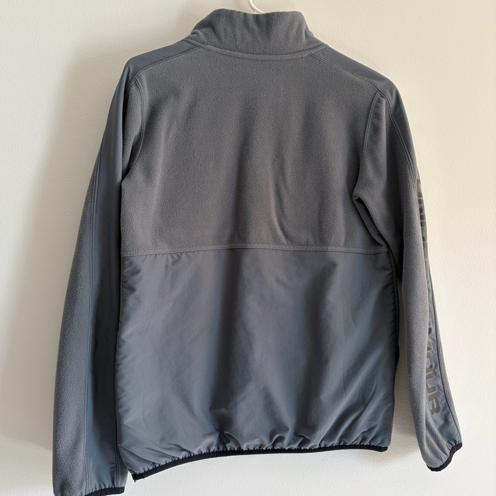 Under Armour Kids Gray Performance Jacket Quarterzip - Picture 3 of 3